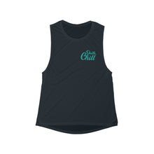 Load image into Gallery viewer, Dude, Chill Women&#39;s Flowy Muscle Tank
