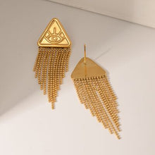 Load image into Gallery viewer, 18K Gold-Plated Geometric Earrings
