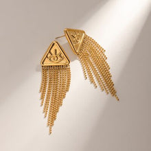 Load image into Gallery viewer, 18K Gold-Plated Geometric Earrings
