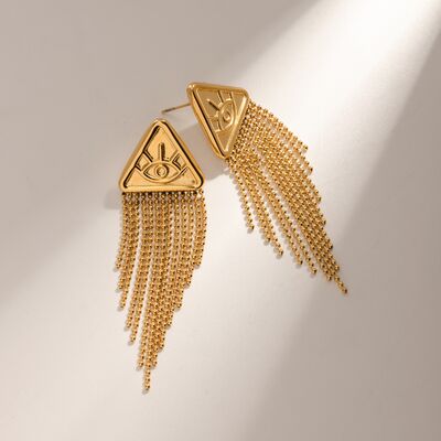 18K Gold-Plated Geometric Earrings