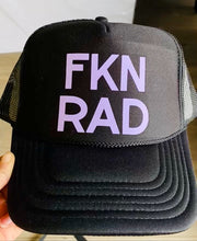 Load image into Gallery viewer, Light Lavender FKN RAD Hat
