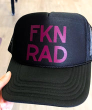 Load image into Gallery viewer, Plum Purple FKN RAD Hat
