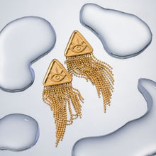 Load image into Gallery viewer, 18K Gold-Plated Geometric Earrings
