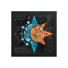 Load image into Gallery viewer, Sun &amp; Moon Cosmic Collage - Framed poster
