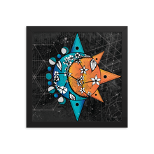 Load image into Gallery viewer, Sun &amp; Moon Cosmic Collage - Framed poster
