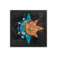 Load image into Gallery viewer, Sun &amp; Moon Cosmic Collage - Framed poster
