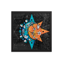 Load image into Gallery viewer, Sun &amp; Moon Cosmic Collage - Framed poster
