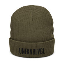 Load image into Gallery viewer, UNFKNBLVBL Eco-Friendly Cuffed Beanie
