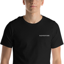 Load image into Gallery viewer, RADVENTURE - Short-Sleeve Unisex T-Shirt -White Embroidery
