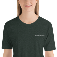 Load image into Gallery viewer, RADVENTURE - Short-Sleeve Unisex T-Shirt -White Embroidery
