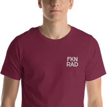 Load image into Gallery viewer, FKN RAD - Embroidered - Short-Sleeve Unisex T-Shirt
