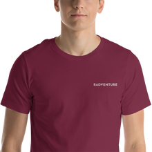 Load image into Gallery viewer, RADVENTURE - Short-Sleeve Unisex T-Shirt -White Embroidery
